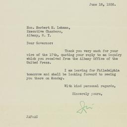 Letter: 1936 June 18