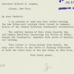 Letter: 1936 July 14