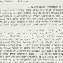 Letter: 1933 March 20
