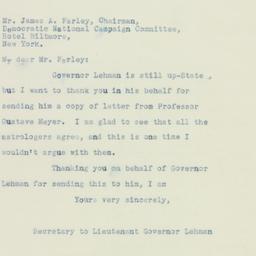 Letter: 1932 October 29
