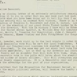Letter: 1932 November 4