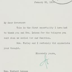 Letter: 1934 January 20