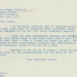 Letter: 1934 May 9