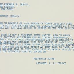 Letter: 1936 March 27
