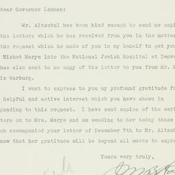 Letter: 1937 December 9