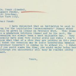 Letter: 1933 February 9
