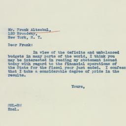 Letter: 1937 July 6