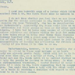 Letter: 1938 December 1