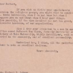 Letter: 1935 May 2