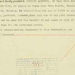 Certificate: 1919 June 9