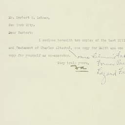 Letter: 1927 May 20