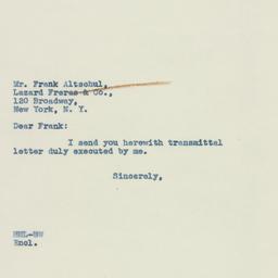 Letter: 1938 March 10