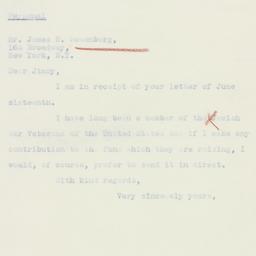 Letter: 1936 June 19