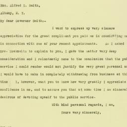 Letter: 1926 April 21