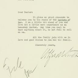 Letter: 1929 June 25