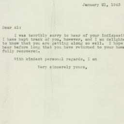 Letter: 1943 January 21