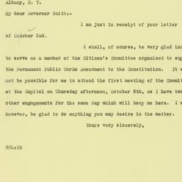 Letter: 1925 October 3