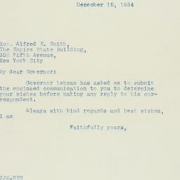 Letter: 1934 December 15
