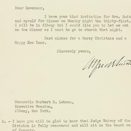 Letter: 1934 December 24