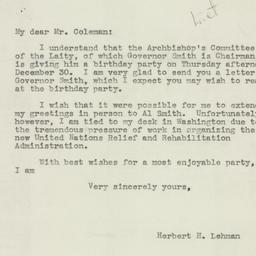 Letter: 1943 December 28