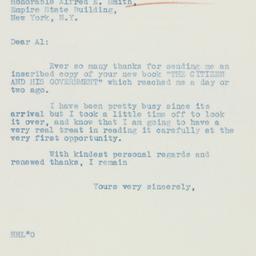 Letter: 1935 May 16