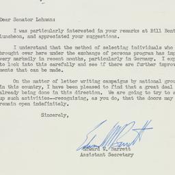 Letter: 1950 May 10