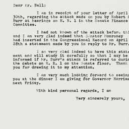 Letter: 1955 May 3