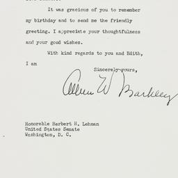 Letter: 1950 November 29