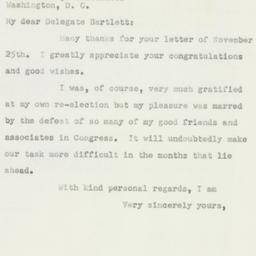 Letter: 1950 December 1