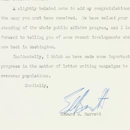 Letter: 1950 November 17