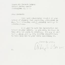 Letter: 1956 February 3