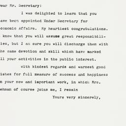 Letter: 1961 January 19