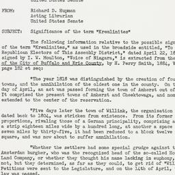 Memorandum: 1951 May 16
