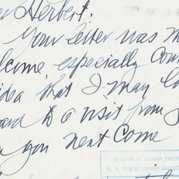 Letter: 1951 July 9