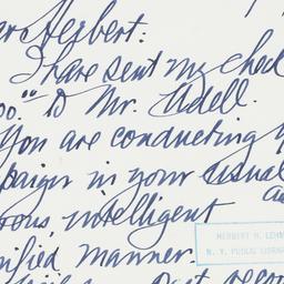 Letter: 1949 October 24