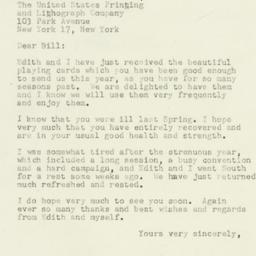Letter: 1952 December 16