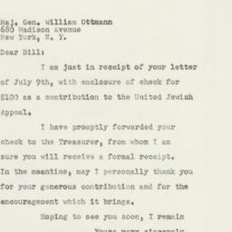 Letter: 1951 July 11