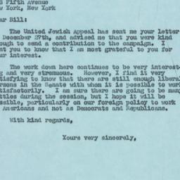 Letter: 1951 January 15