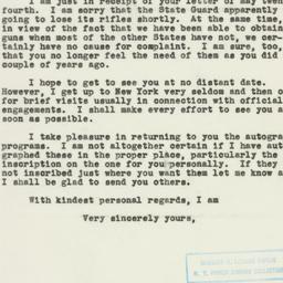 Letter: 1943 May 29