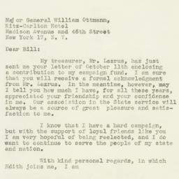 Letter: 1950 October 13