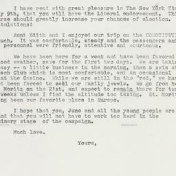Letter: 1958 July 11