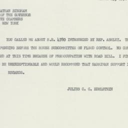 Telegram: 1956 March 13