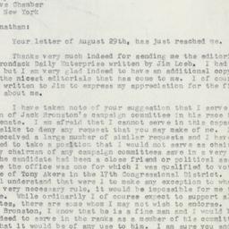 Letter: 1956 September 4