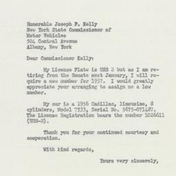 Letter: 1956 September 12