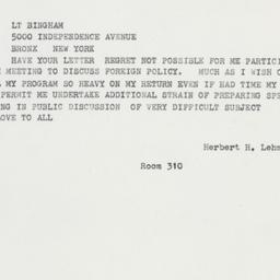 Telegram: 1958 September 8