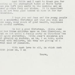 Letter: 1959 December 26