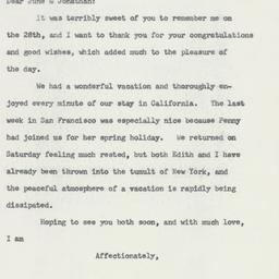 Letter: 1960 April 4