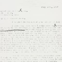 Letter: 1937 July 15