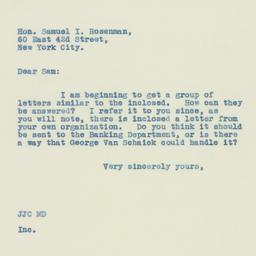 Letter: 1933 May 4