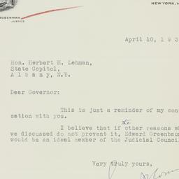 Letter: 1934 April 10